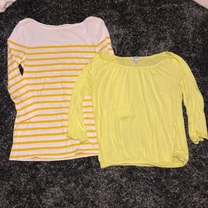 💟 (5 for $30) *TWO* Old Navy 3/4 sleeve tops